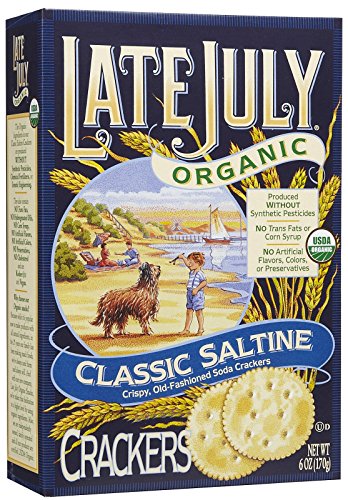 Late July Organic Round Saltine Crackers, 6 oz