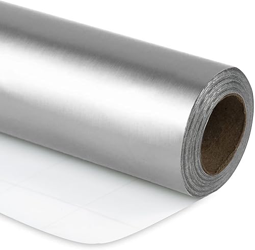 Vista 71 de RUSPEPA Papel de regalo metálico blanco roto, papel mate de color sólido, perfecto para bodas, cumpleaños, Navidad, baby shower, 17 pulgadas x 32.8