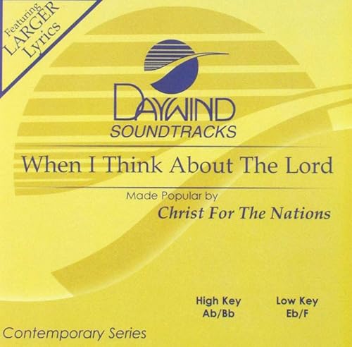 When I Think About The Lord AccompanimentPerformance Track