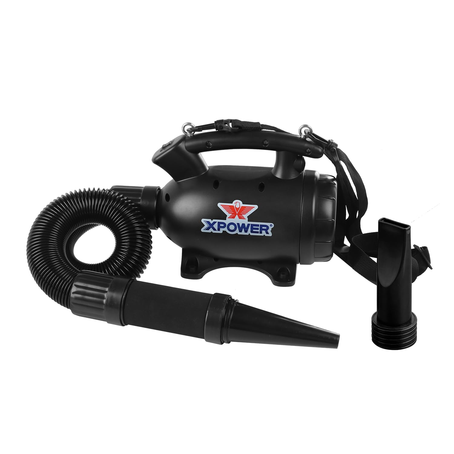 XPower Electric Air Duster for Dusting Drying Inflating Blowing Vacuuming Car Detailing Computer Leaf Blowing High Performance Motor Eco-Friendly (A-5S)