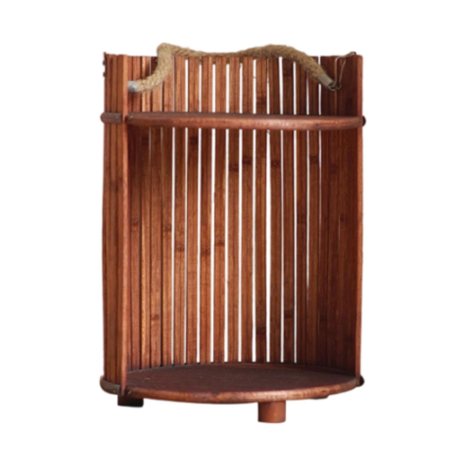 Organizador de madera de bambú para almacenamiento de té, multifuncional, soporte de pie para sala de té, sala de estar, oficina