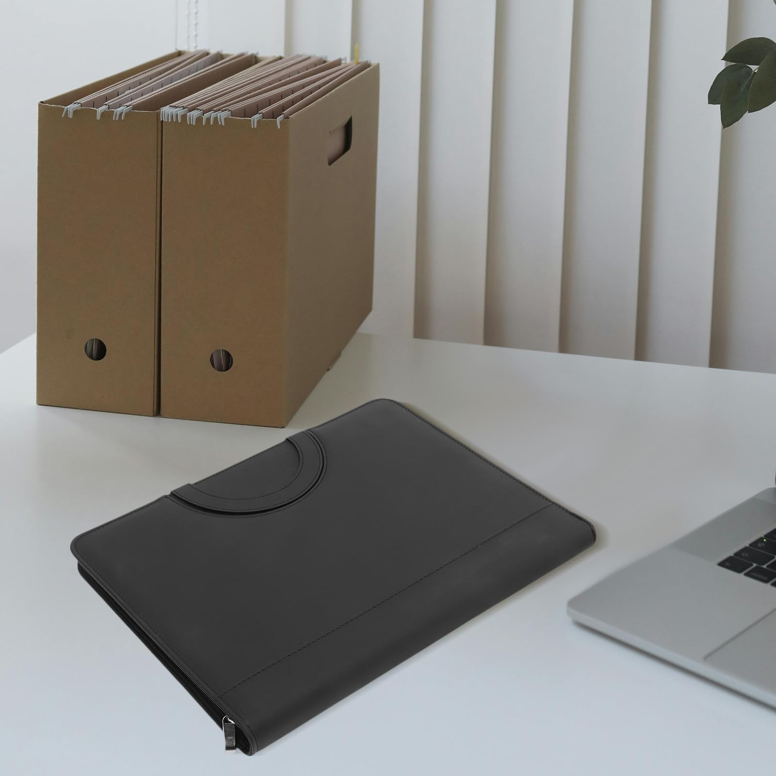 Zerodeko Bolsa Organizadora de Archivos A4 Cremallera Resistente al Desgaste Carpeta para Documentos Práctica y Portátil para Trabajadores y Profesores