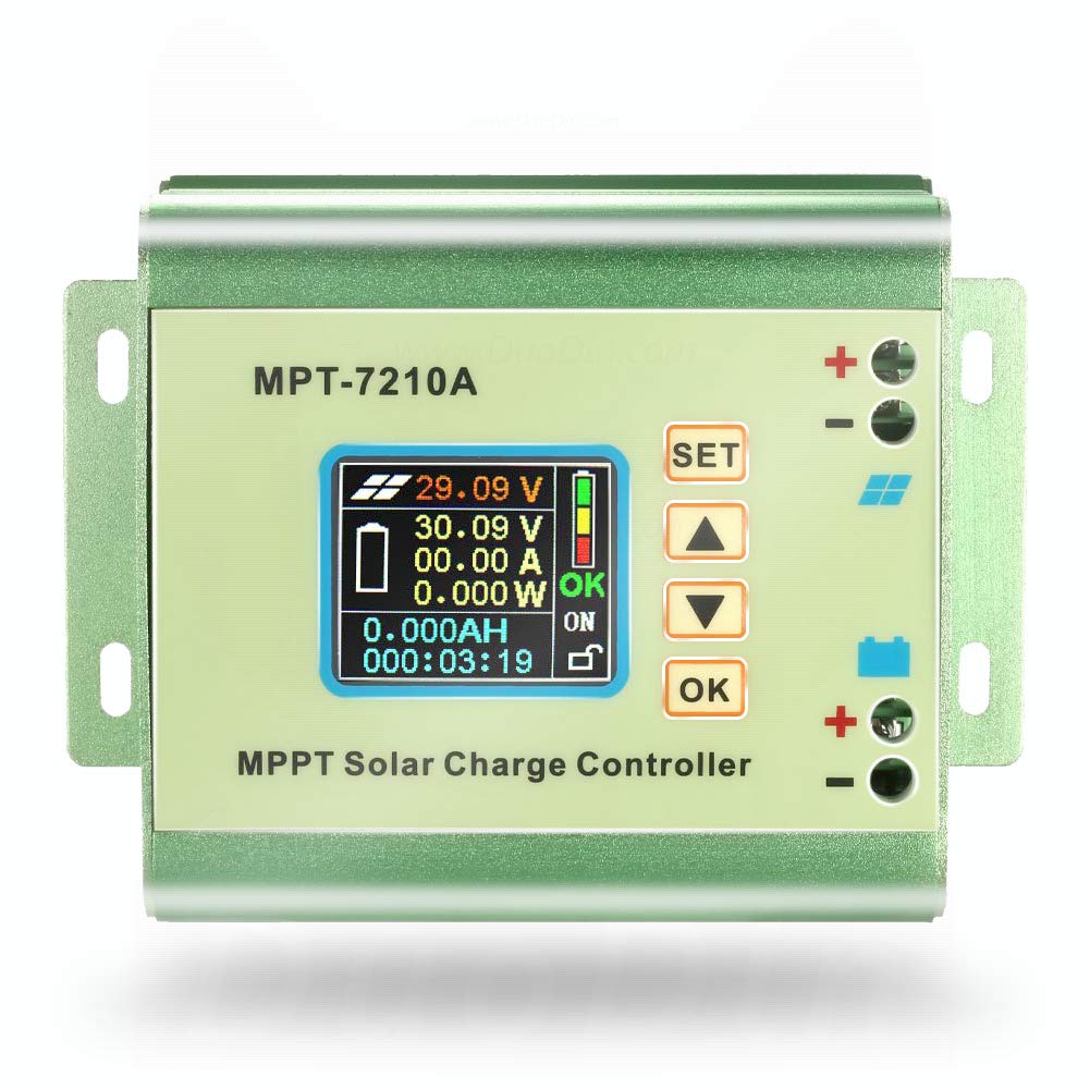 MPT-7210A MPPT Solar Panel Regulator Charge Regulator with LCD Display