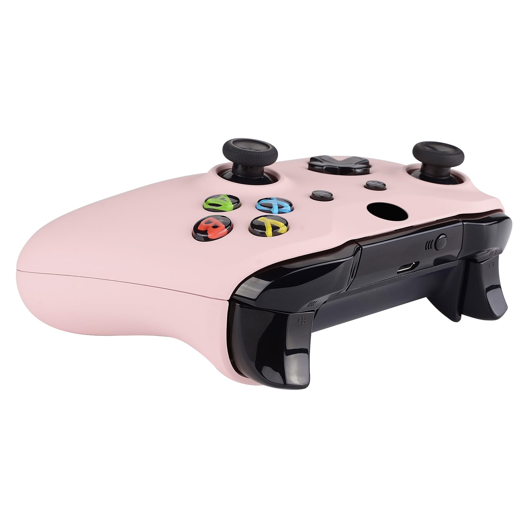eXtremeRate Cover Grip per Xbox One S X Controller Model 1708,Custodia Frontale Case Scocca Copertura Impugnatura Shell Ricambio per Xbox One S X Joystick-Rosa