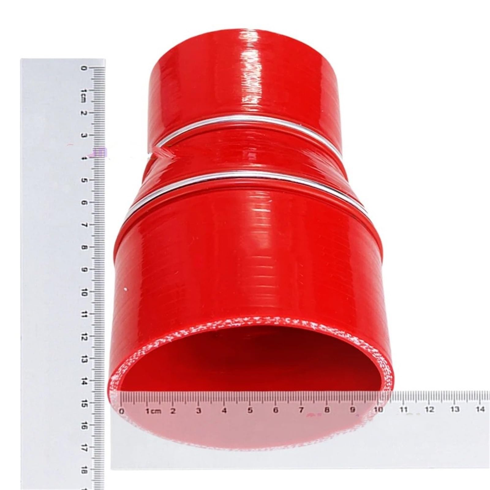 Réducteur Droit En Silicone Pour Turbo/intercooler - Tuyau Tressé Rouge, Plusieurs Tailles 45-63mm - Température -50 à 250°C