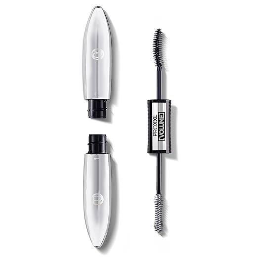 L'Oréal Paris Máscara Volume XXL para pestañas voluminosas, Máscara en 2 pasos para unas pestañas fuertes y densas como las del salón de belleza, PRO XXL Volume, Negro, 1 pieza