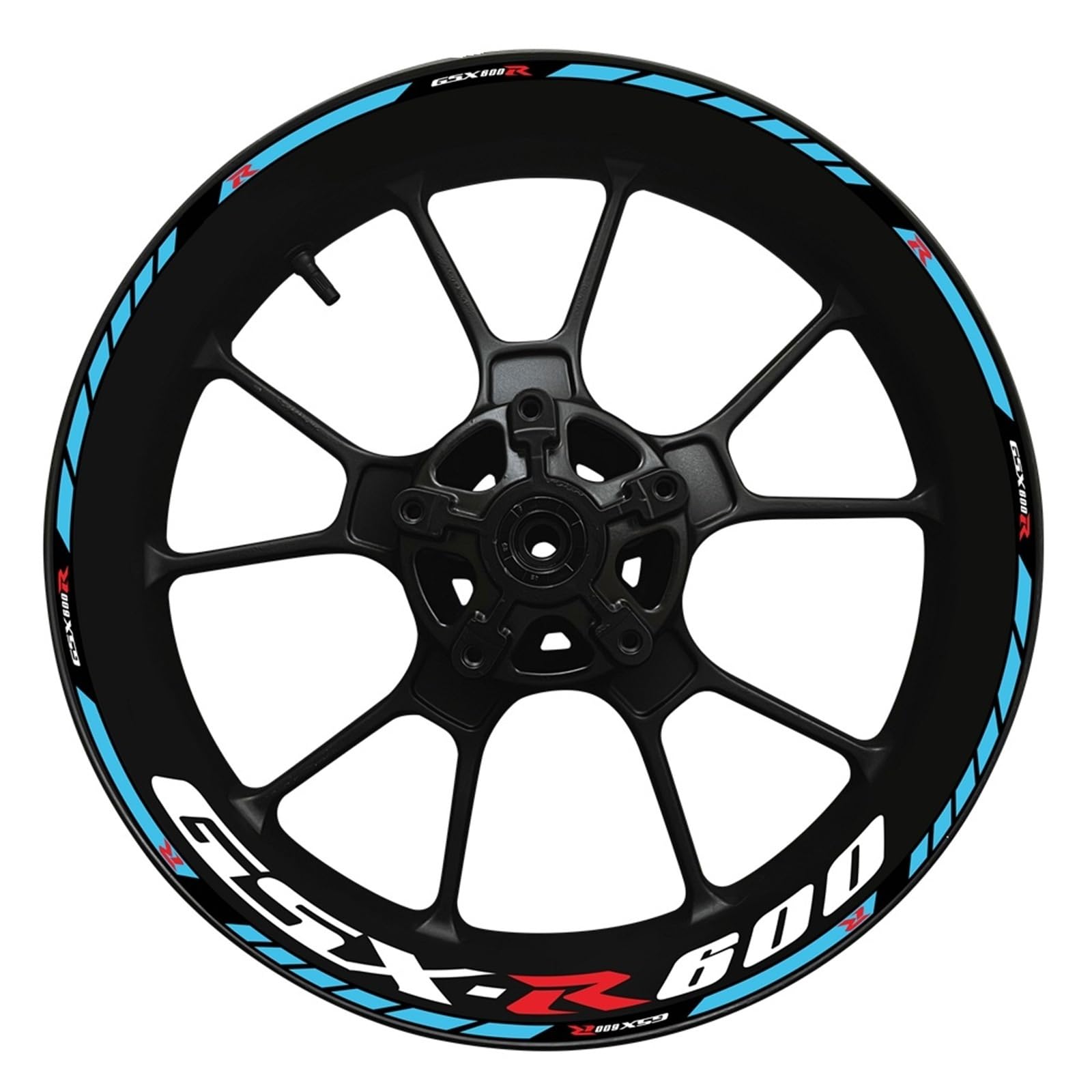 Motorrad Modifizierte Radaufkleber Dekorative Felge Dicke Seitenaufkleber Für S&uzuki GSXR600(Set Meal 10)