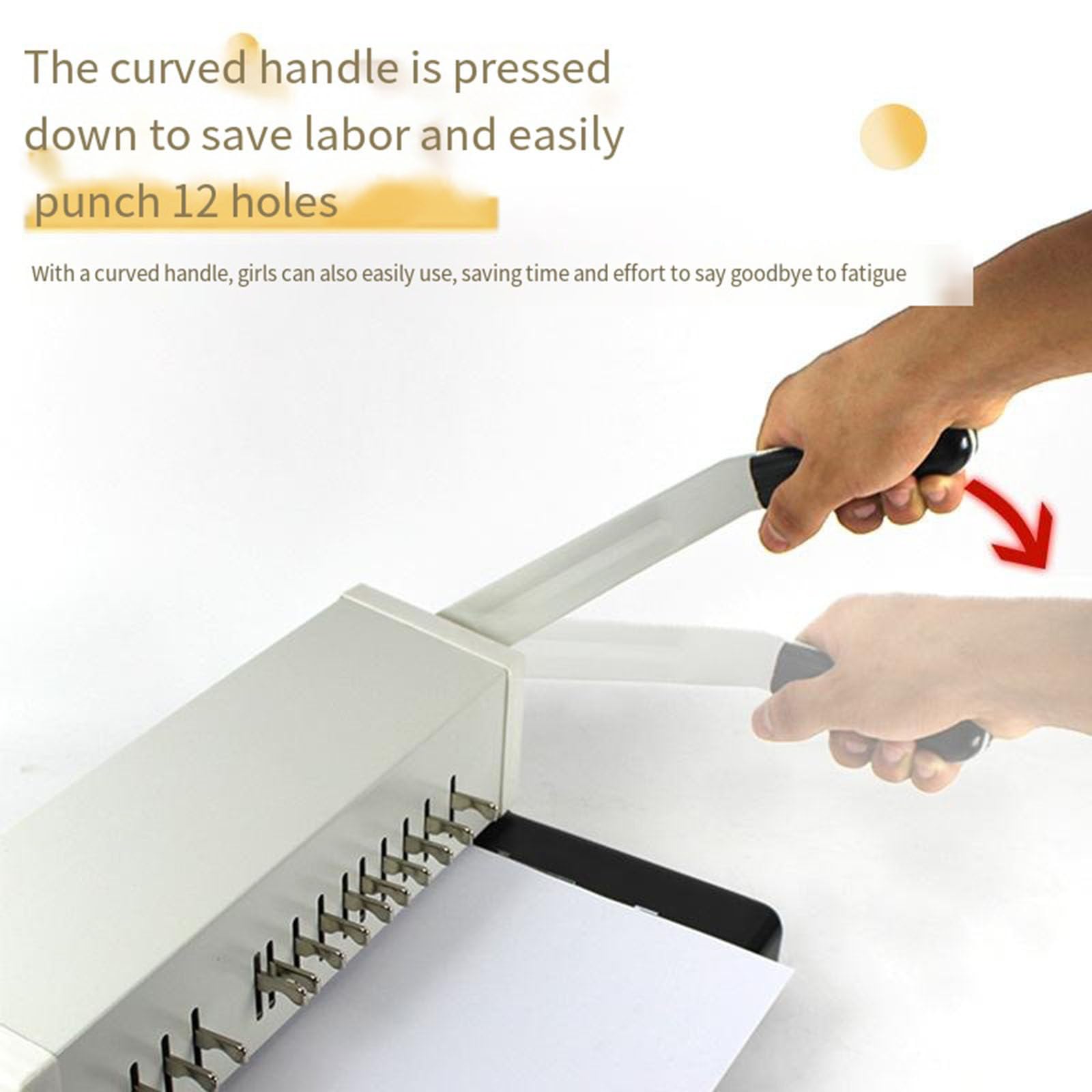 Perforatrice A5A6B5 Perforatrice per fogli sfusi Tre fori 4 fori 6 fori 9 fori Perforatrice per carta a fogli sfusi fai da te