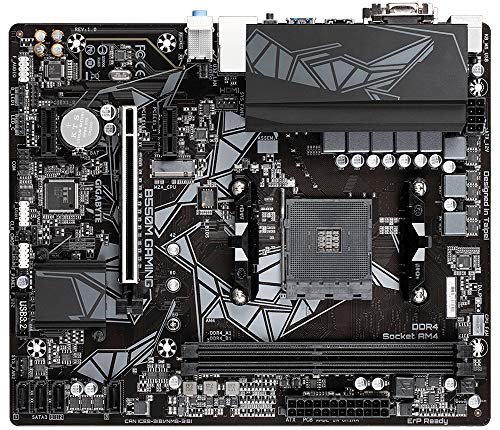 Image of GIGABYTE B550M Gaming with Pure Digital VRM Solution, PCIe 4.0 /3.0 x4 M.2, RGB Fusion 2.0, Smart Fan 5, Q-Flash Plus.