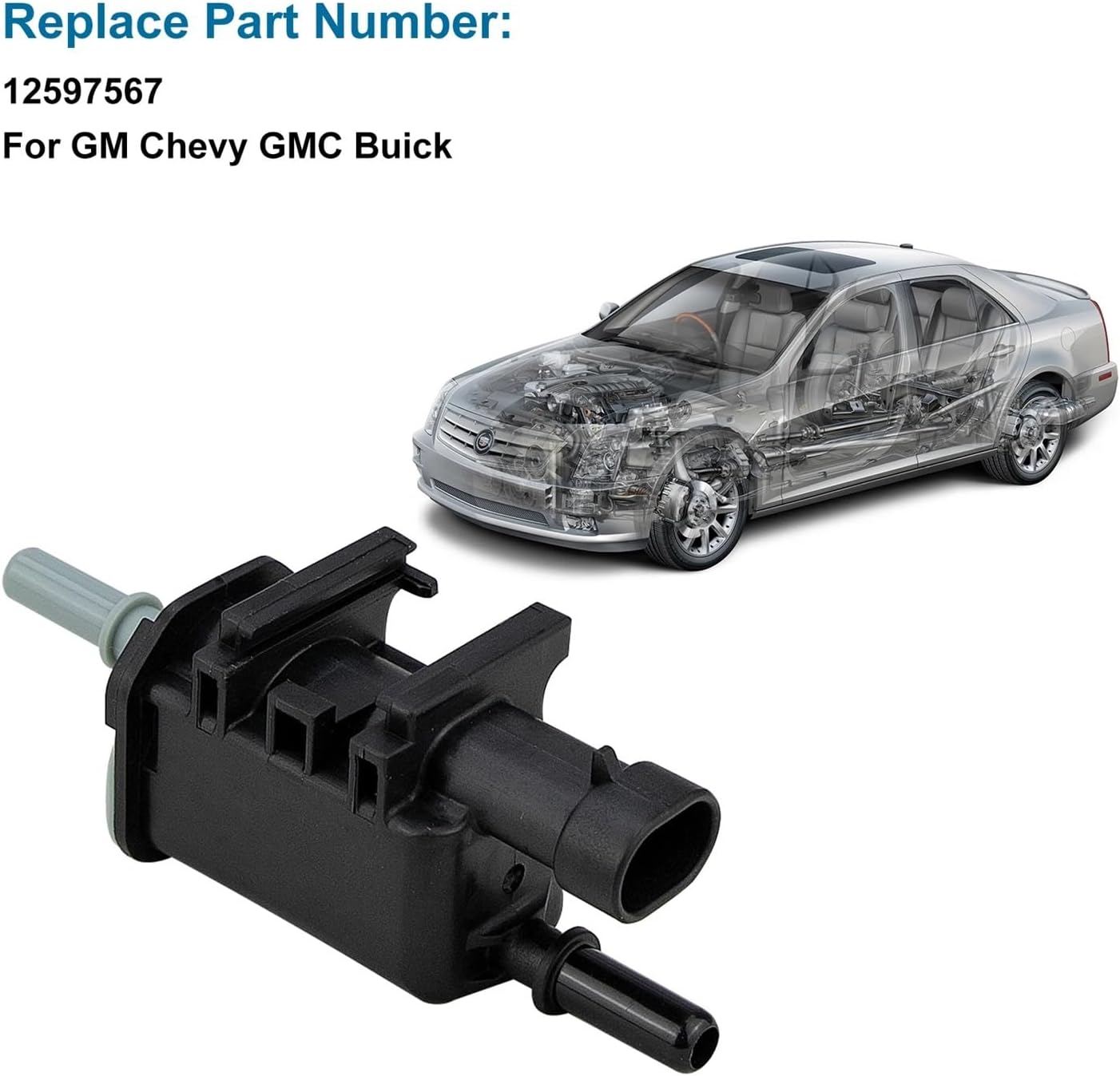 カーボンキャニスターソレノイドバルブ アバランチ 5.3/6.0L 2007-2013 / カマロ 6.2L 2010-2015 1