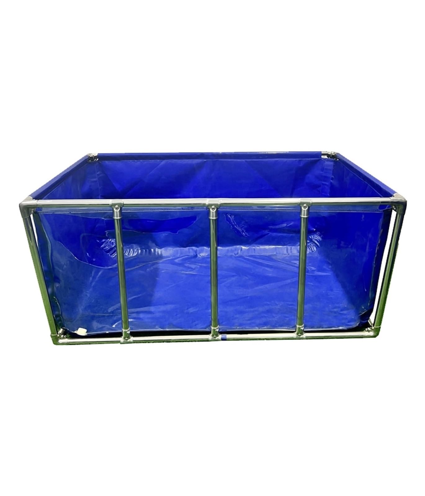 Estanque de peces sobre el suelo, gran piscina de acuicultura de lona transparente para sostener y ver temporalmente, duradera y fácil de instalar para uso en interiores y exteriores