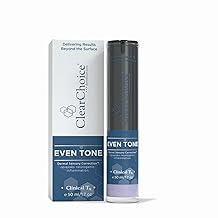 Clear Choice Even Tone Cream | HQ-Free Formula for Hyperpigmentation, Dark Spots, and Uneven Skin Tone | Professional-Strength with Bioactive Botanicals | Enhances and Restores Skin Tone.