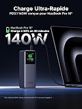 UGREEN Nexode Power Bank 25000mAh 200W PD 3.1 Laptop Portable Charger Fast Charging Smart Digital Display Battery Pack Compatible with Dell, HP, ASUS, iPad, iPhone Air/17/16, Galaxy S25, AirPods - 3