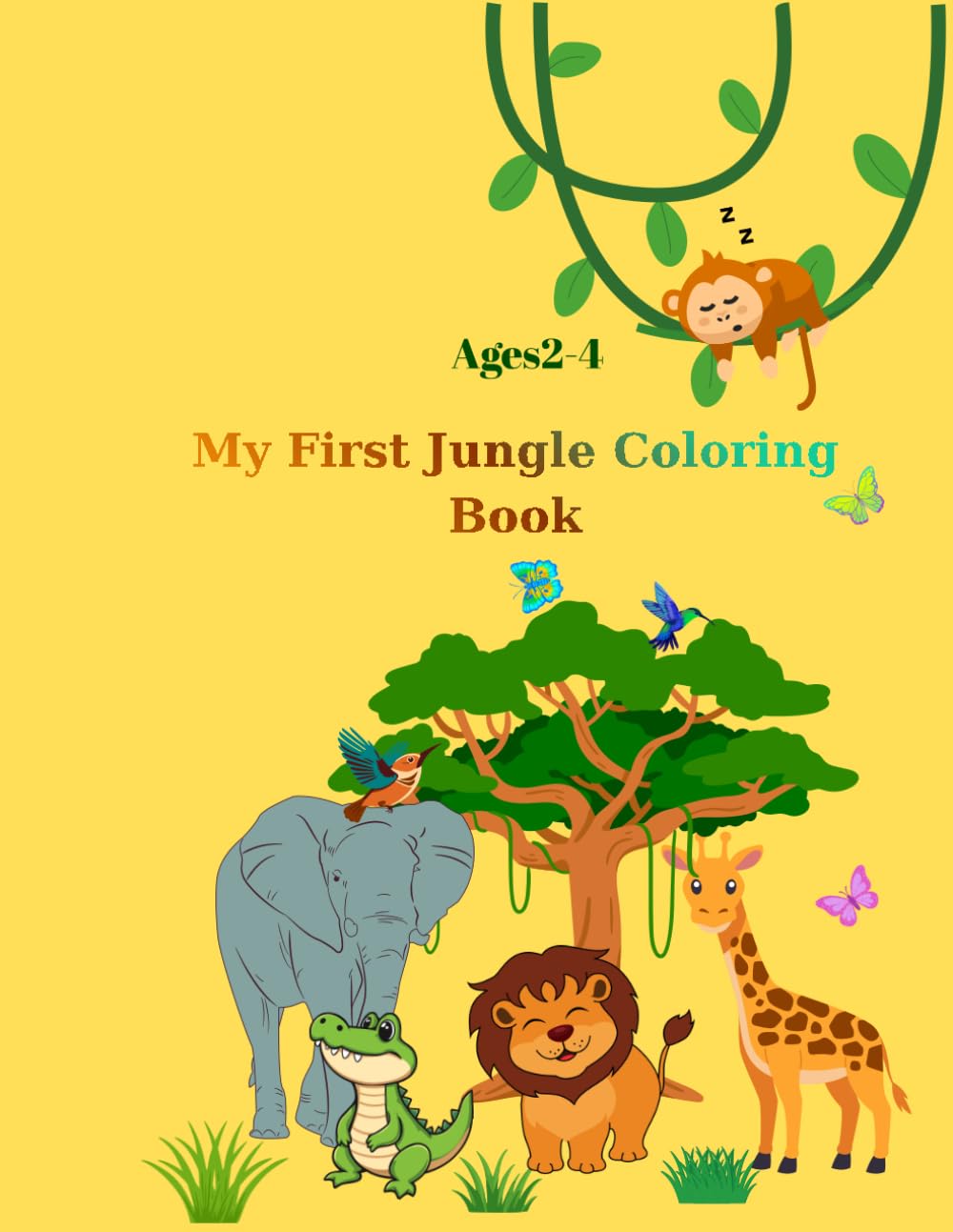 My First Jungle Coloring Book: 25 Fun Pages