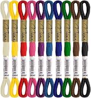 Kit 10 Meadas para Bordado Círculo Maxi Mouline - Cores Básicas