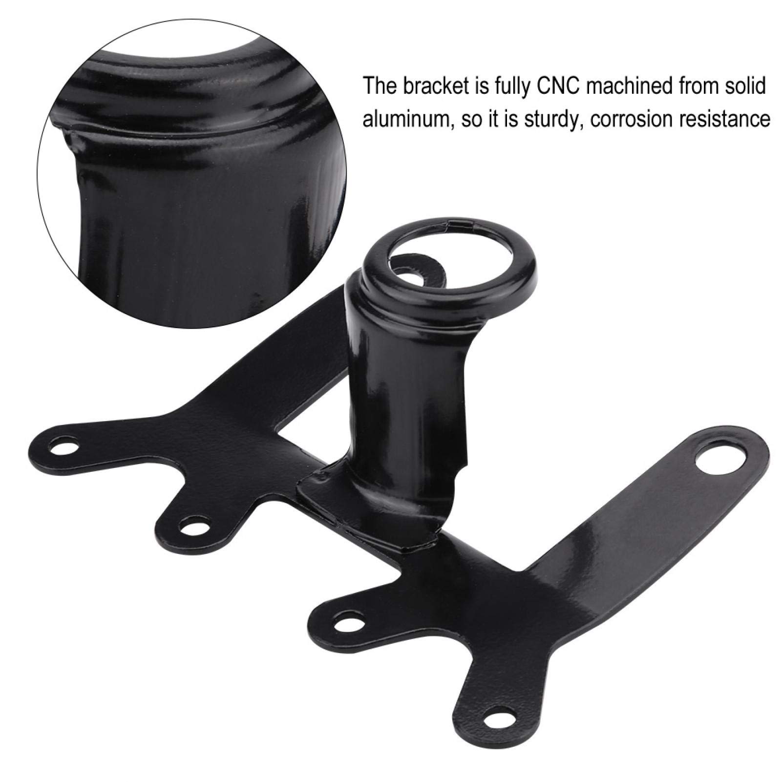 Supporto per tachimetro moto, staffa per contachilometri | Doppio supporto per strumento | per la modifica di motociclette in lega di alluminio per un'ampia gamma di modelli vintage
