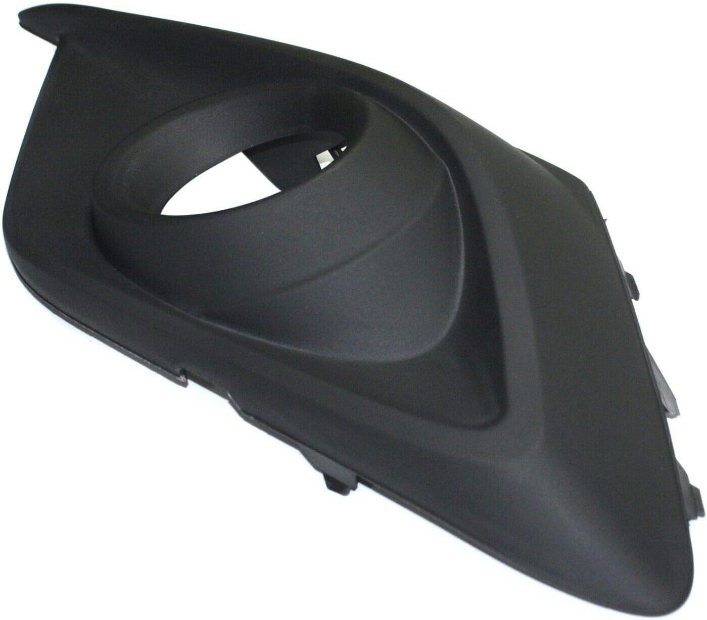 DAT AUTO PARTS Front Left Driver Side Fog Light Cover Bezel Insert Fits 2014-2016 Mazda 3 Sedan and Hatchback, Black Textured Plastic, MA1038123 BHR150C21A