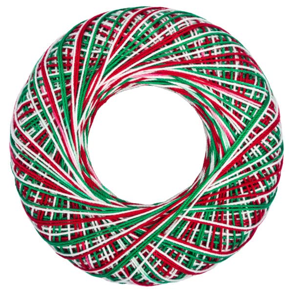 Image of Aunt Lydia Classic Shaded Christmas Crochet - 3 Pack of 300y /274m - Cotton - Gauge 10 - Crochet