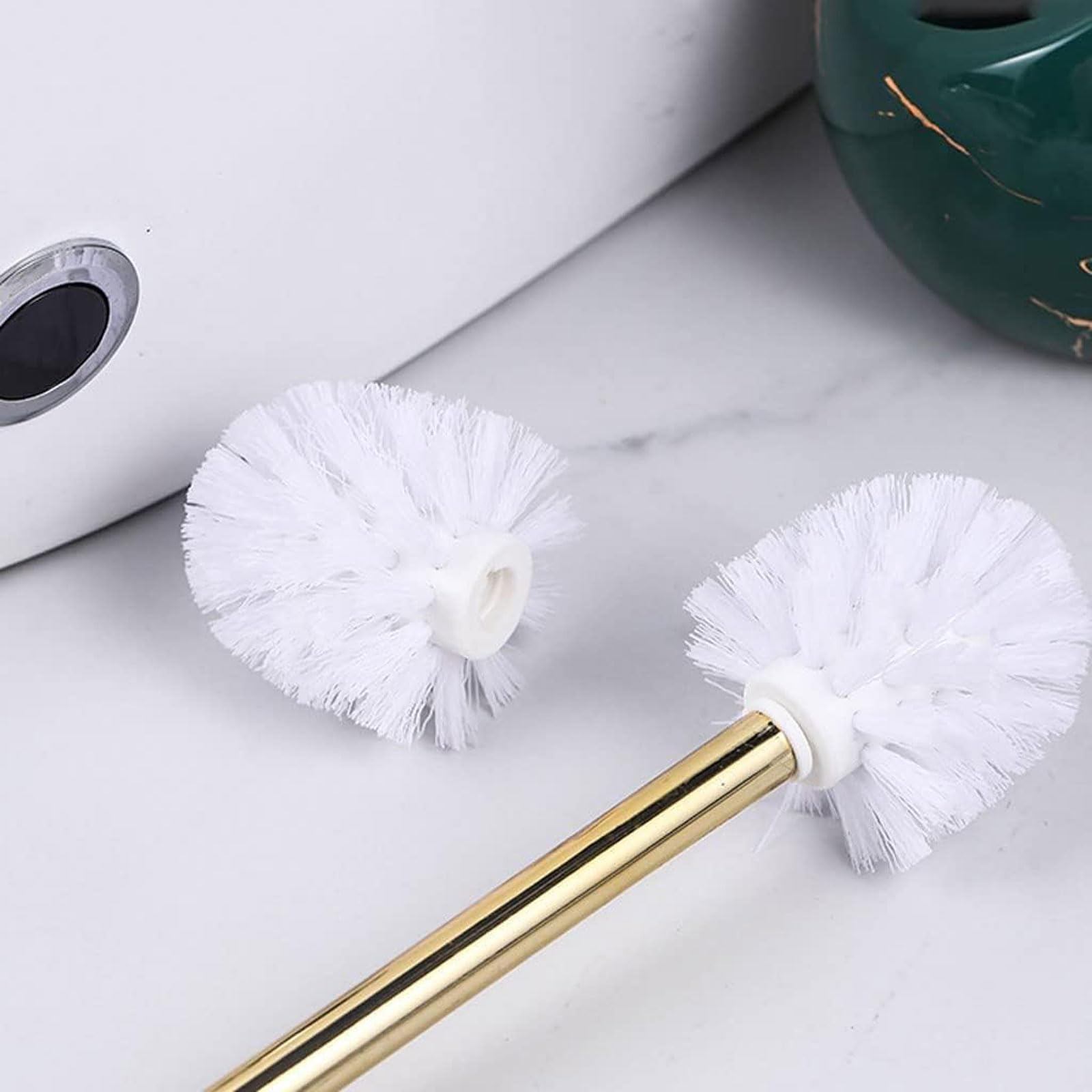 Escobillero con Soporte, Juego de cúpula y Soporte de cerámica, de pie, Decorativo