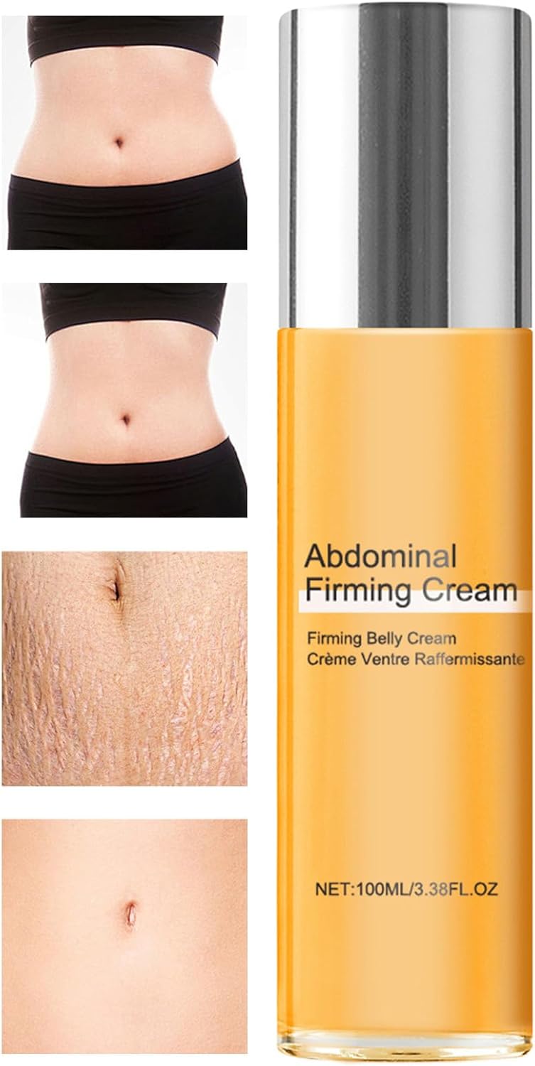 Flat Belly Firminng Cream – Effectieve maag Firminng Creamm | Huidverstevigende en verstevigende lichaamscrème voor taille en buik | Massage Body essencee Lotion voor het masseren van probleemgebieden