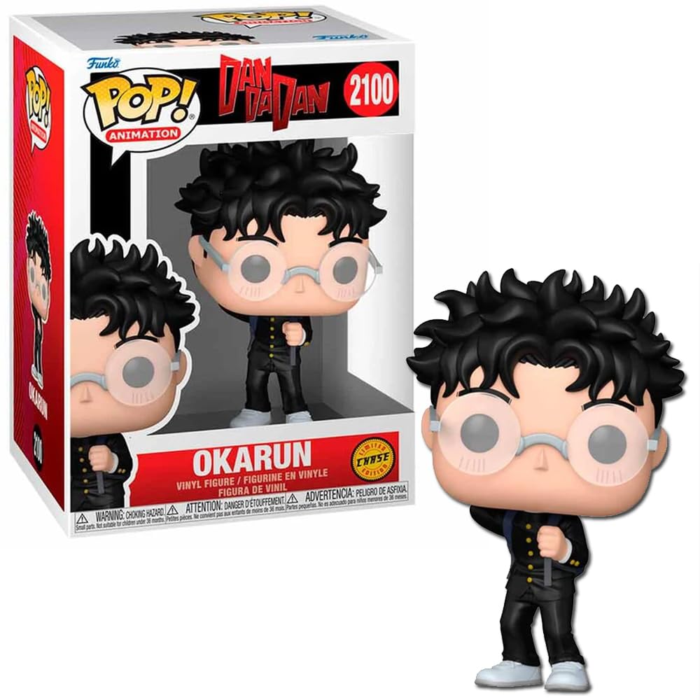Funko Pop! Animation | Dandadan Okarun Chase | Exclusive and Limited Chase Edition | Anime Collectible Vinyl Figure | FS