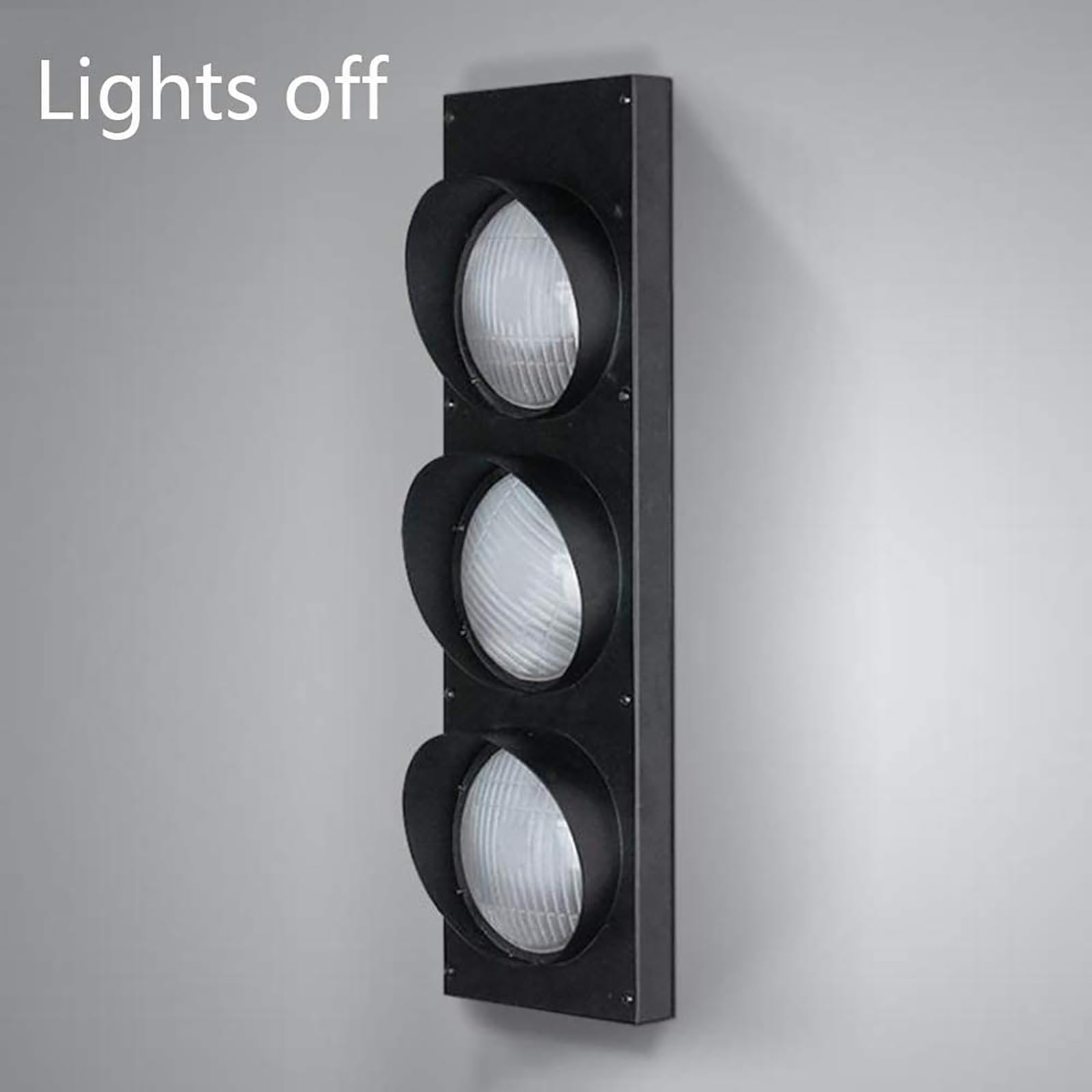 FQWYNMZ Feu Tricolore à 3 Feux, Feu De Signalisation LED, Applique Murale Industrielle Rétro avec Télécommande, Boîtier PC Étanche IP65, Feu Stop Industriel LED, Toile D'araignée