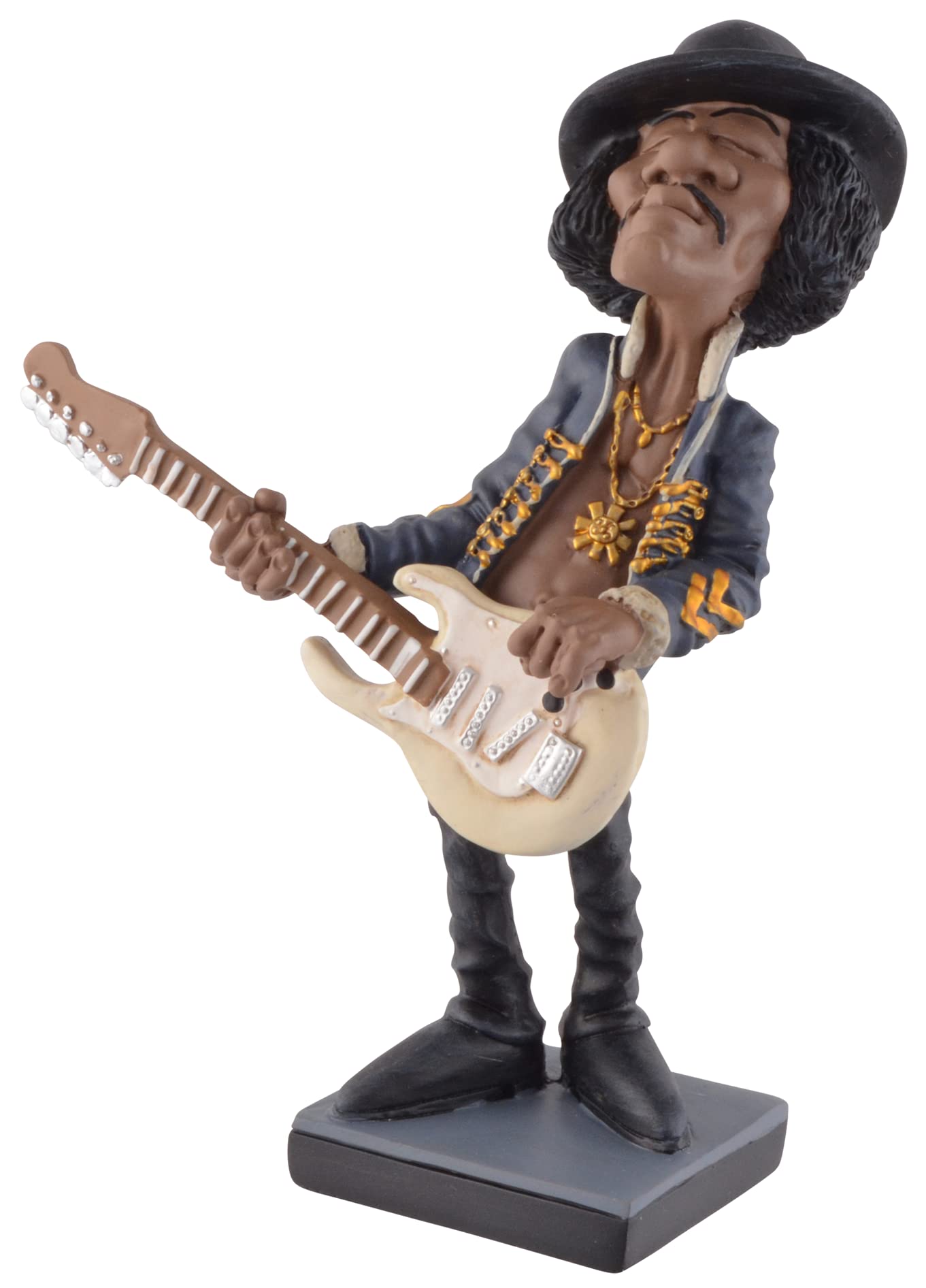 Figurine de collection rockstar Jimi dieu de la guitare Warren Stratford