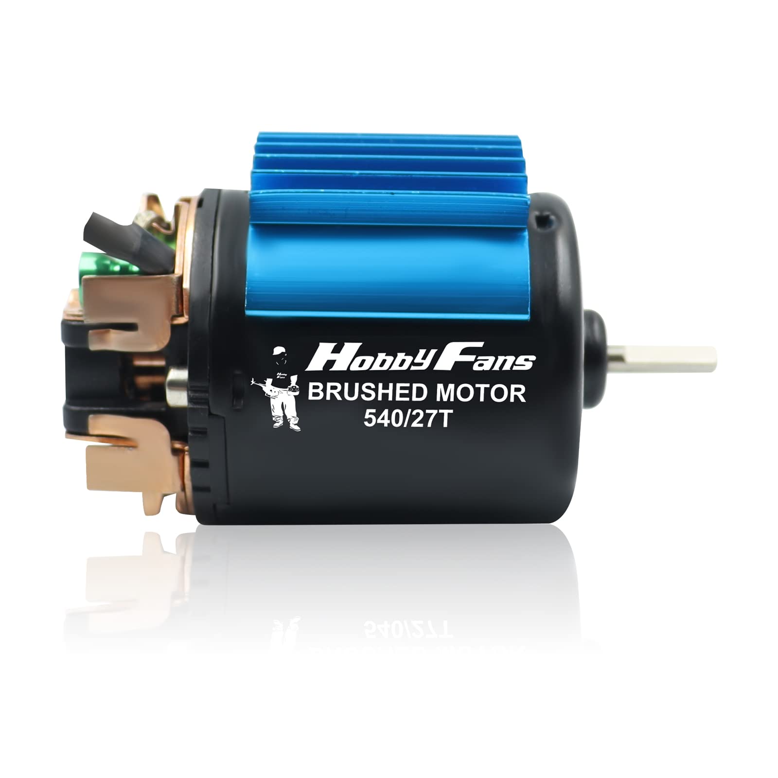 Hobby Fans 540 27T 4 Poles Brushed Motor for Axial RC4WD Cross HPI Mist GMADE D90 D110 TF2 SCX10 ii PG4 MC8