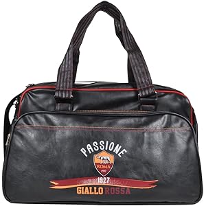 Pochette AS Roma Seven Ragazzi - Nero Con Maniglia In Nastro - Organizer Da Viaggio 14.5x22x8cm - Foto 6