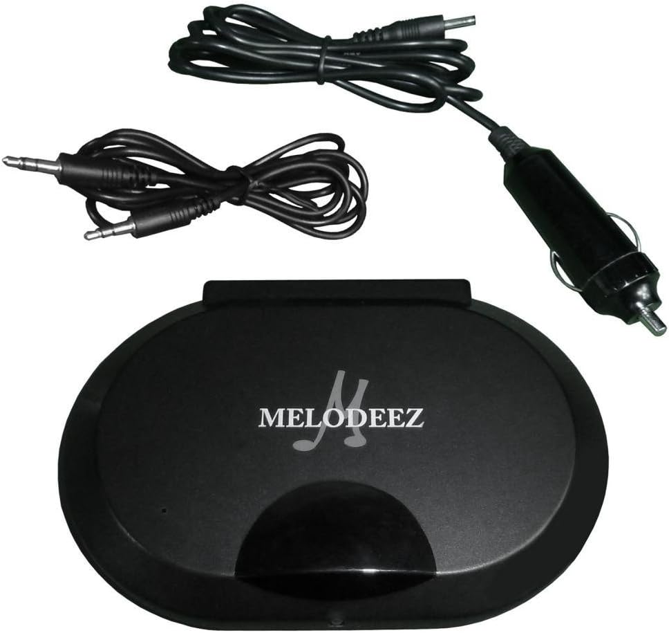 Wisconsin Auto Supply Infrared IR Audio Transmitter for Portable Headrest DVD Players for Wireless Headphone Conversion 12v for in Car Use