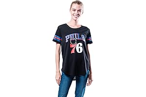 Sixers Shirt Women: Ultra Game NBA Women's Soft Mesh T-Shirt