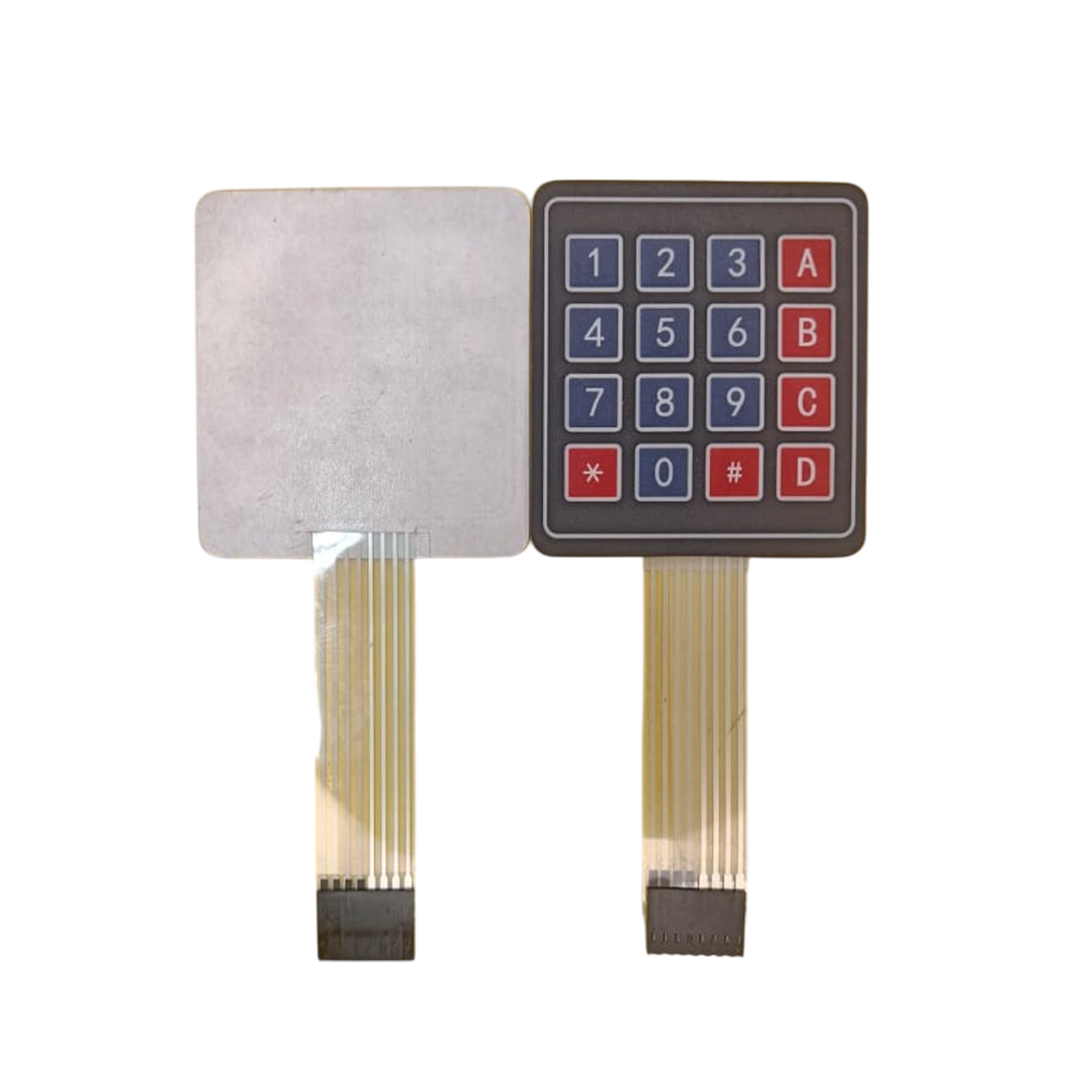STEMVIDYA 4x4 Matrix Keypad Module for Arduino, Raspberry Pi | 16-Key Membrane Keypad with Adhesive Back | Numeric Keypad for DIY Security, Access Control, ATM, and Embedded IoT Projects