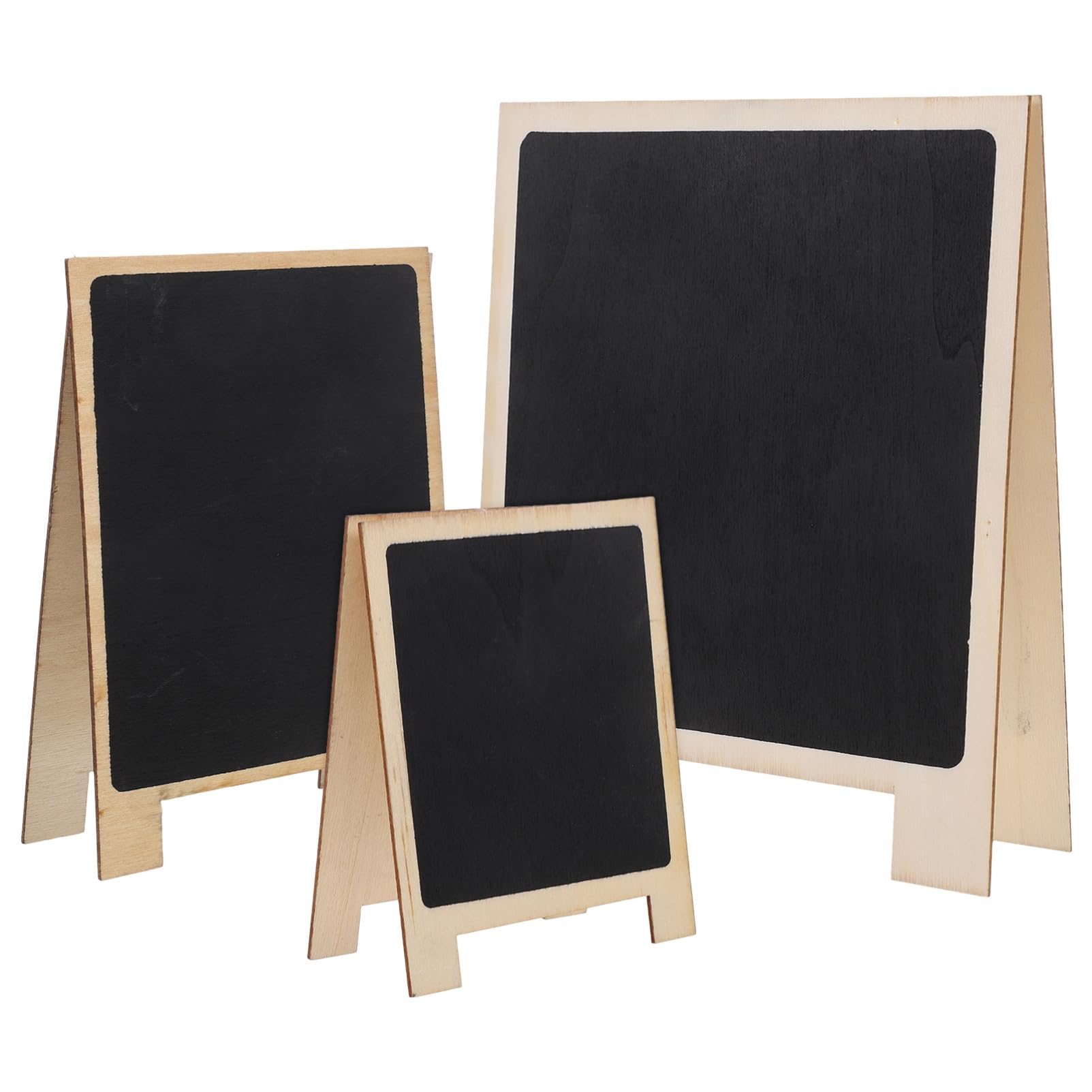 Lurrose 15stücke Teiliges Kleine Doppelseitige Schiefertafel Für Freistehende Mini-kreidetafeln Für Tischdekoration Beschriftungen Und Besondere Anlässe