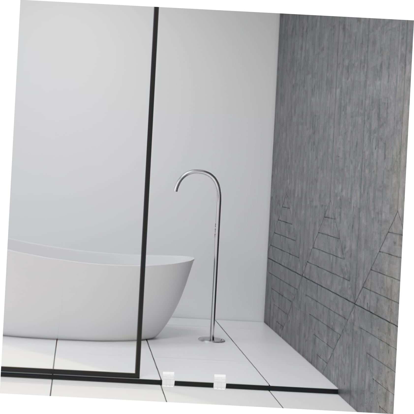 10Pcs Shower Door Bumpers - Plastic Bottom Guides For Sliding Glass Doors Anti-Collision Design