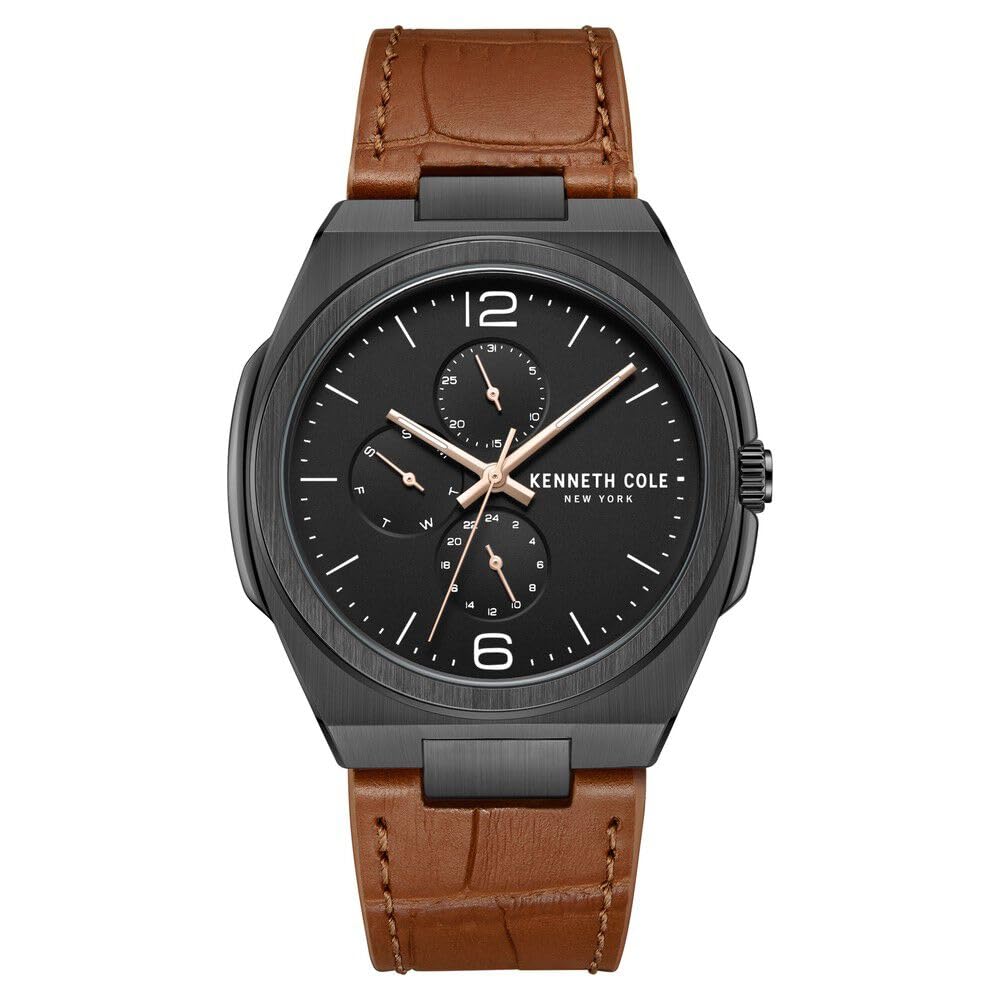 Kenneth Cole Quartz Multifunction Black Dial Watch for Men-KCWGF0016201MN (B0CSKFG5GC) Amazon Price History, Amazon Price Tracker