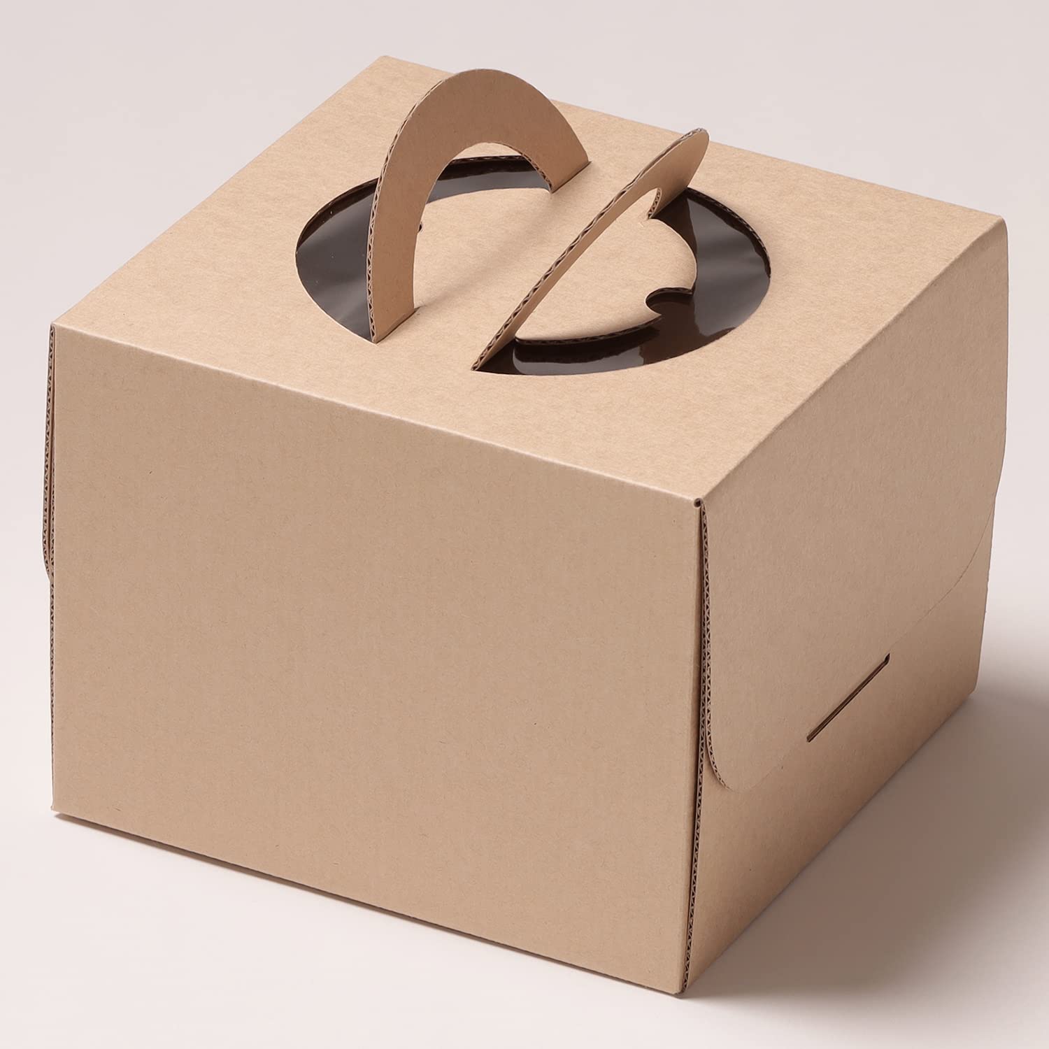 Amazon.co.jp: ハコマルシェ エコクラフトデコ箱 ケーキ箱 ケーキ