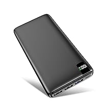 Riapow Power Bank 26800mAh, Caricatore Portatile 22,5W USB C Ricarica Rapida Batteria Esterna con Display a LED & 4 USB Uscite, Powerbank per Smartphone, Tablet e Altri