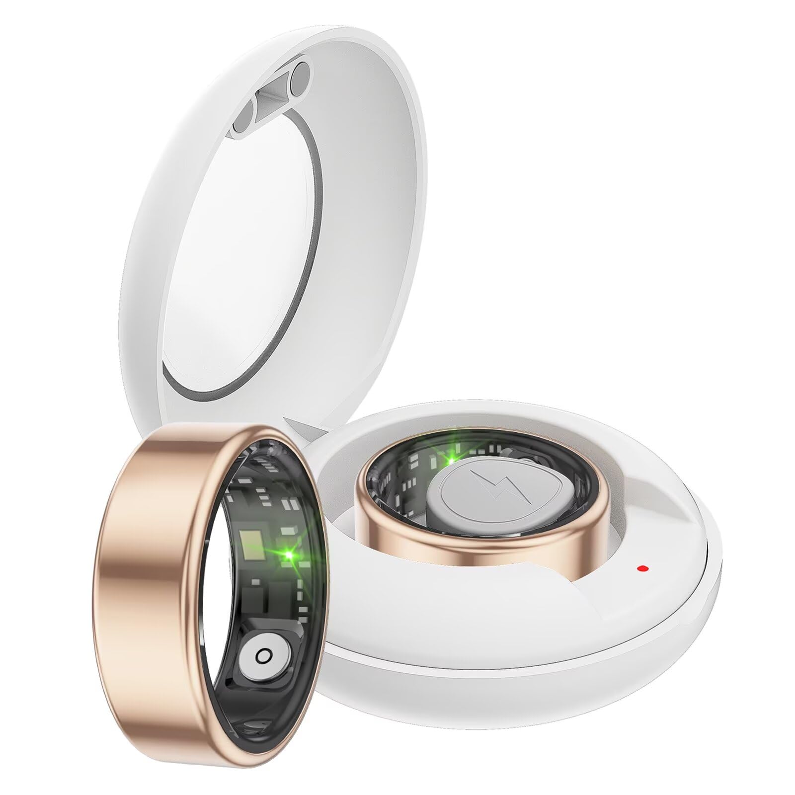 Smart Ring Fitness Ring Tracker Smartring Uomo Donna Sonno Contapassi Monitoraggio Del sonno Android IOS Smart Anello Tracking Anello Cardiofrequenzimetro SpO2 Activity Tracker Anello Fitness Anello