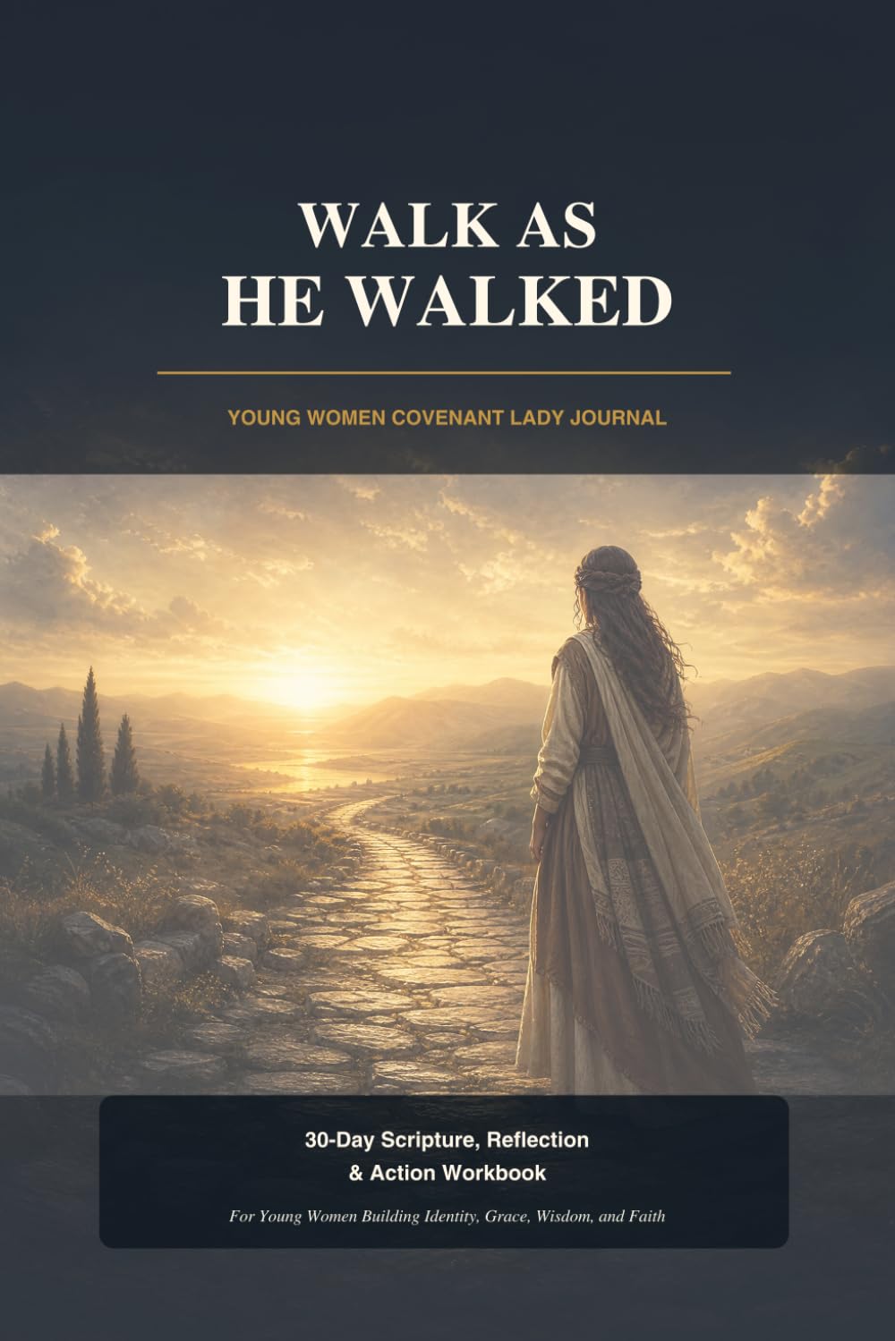 Walk As He Walked - Teen Edition: Covenant Lady Young Women Journal: A 30-Day Christian Devotional Workbook for Teen Girls to Build Faith, Confidence, Wisdom, Character, Grace, and Biblical Identity