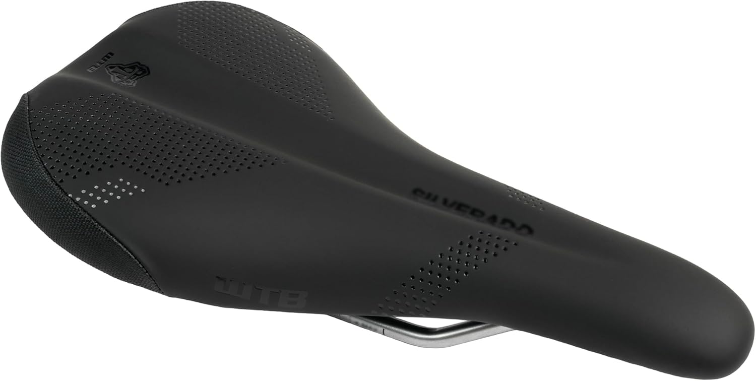 WTB Silverado Bike Seat (Saddle) - Thin Padding - Optional Fusion Form Base - Mountain, Gravel & Road (5 Rail Options)