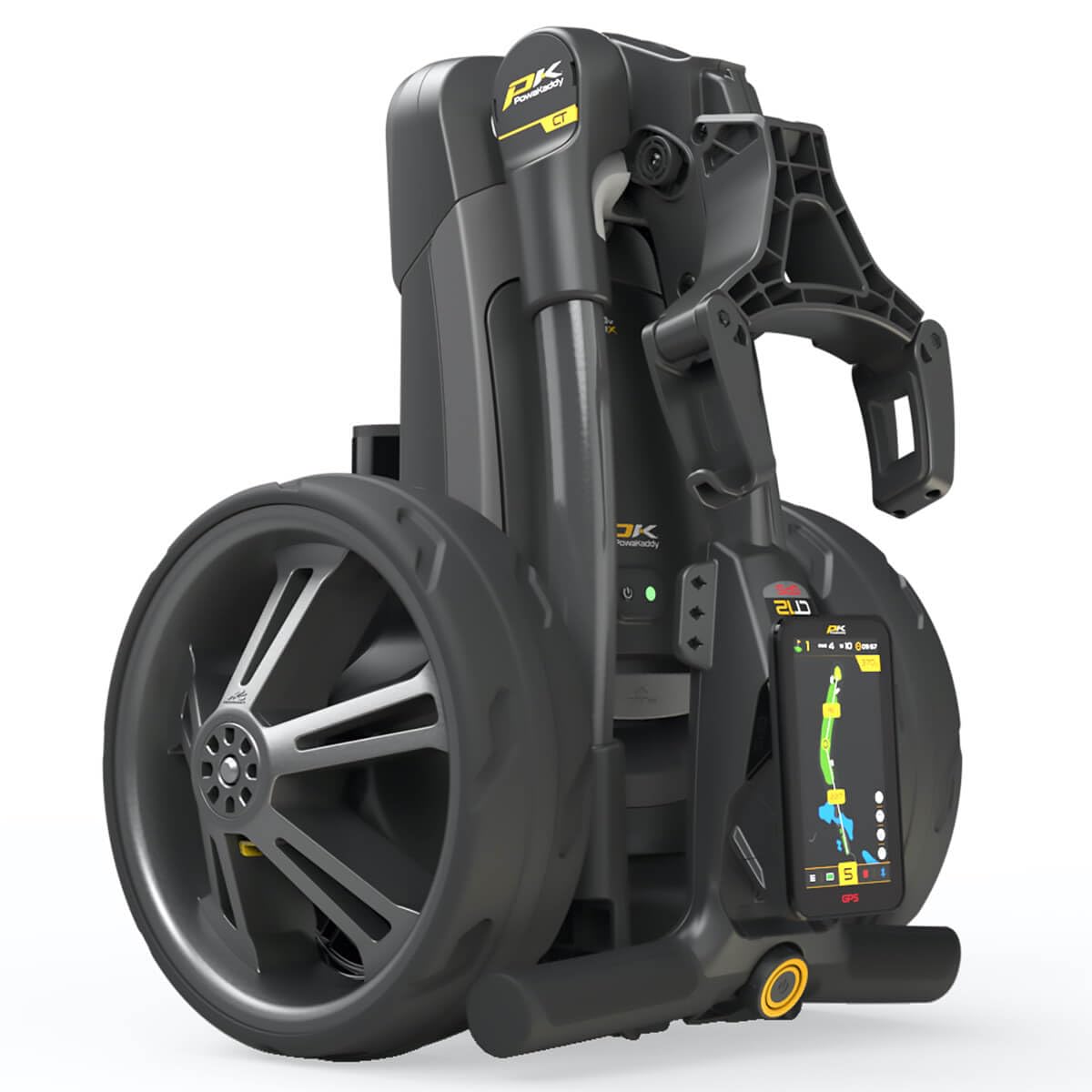 PowaKaddy 2025 CT12 GPS Carrello da golf compatto pieghevole elettrico a 18 fori