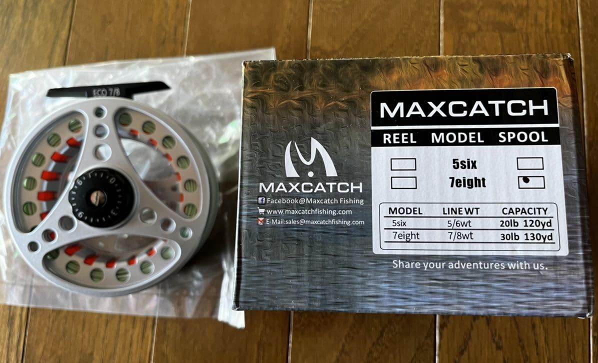 Amazon | 7 8 Maxcatch ラージアーバー フライリール ライン