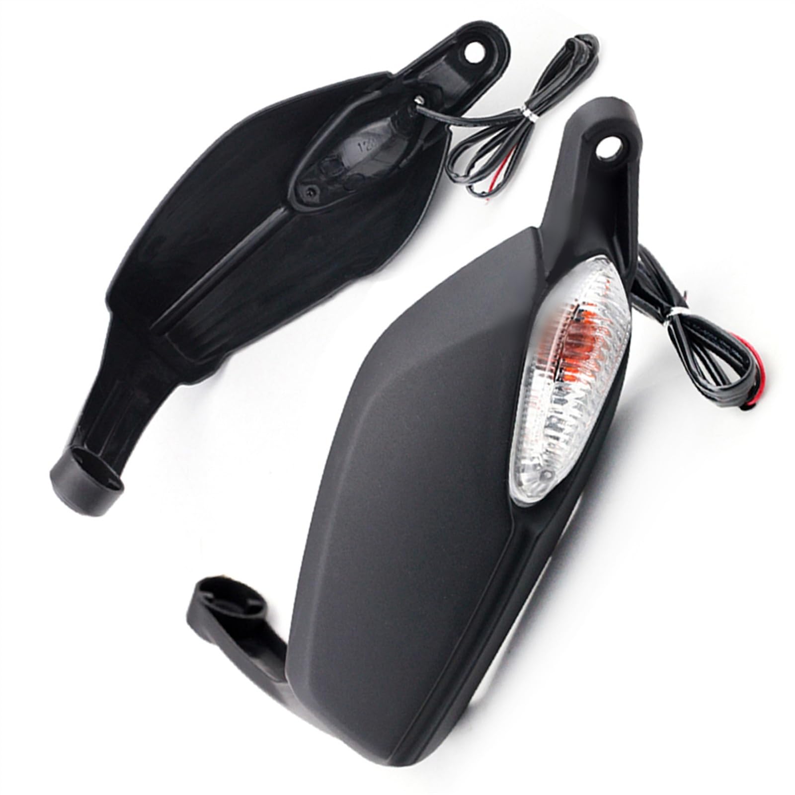 Protezione Mano con Luce per Ducati Hypermotard 820 Hyperstrada 821 2013 2014 2015 Protezione Manubrio Paramani Laterale Moto (Color : Left Clutch Side)