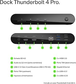 「Belkin」CONNECT Pro Thunderbolt 4 Dock 61GRGGAkguL._AC_UF894,