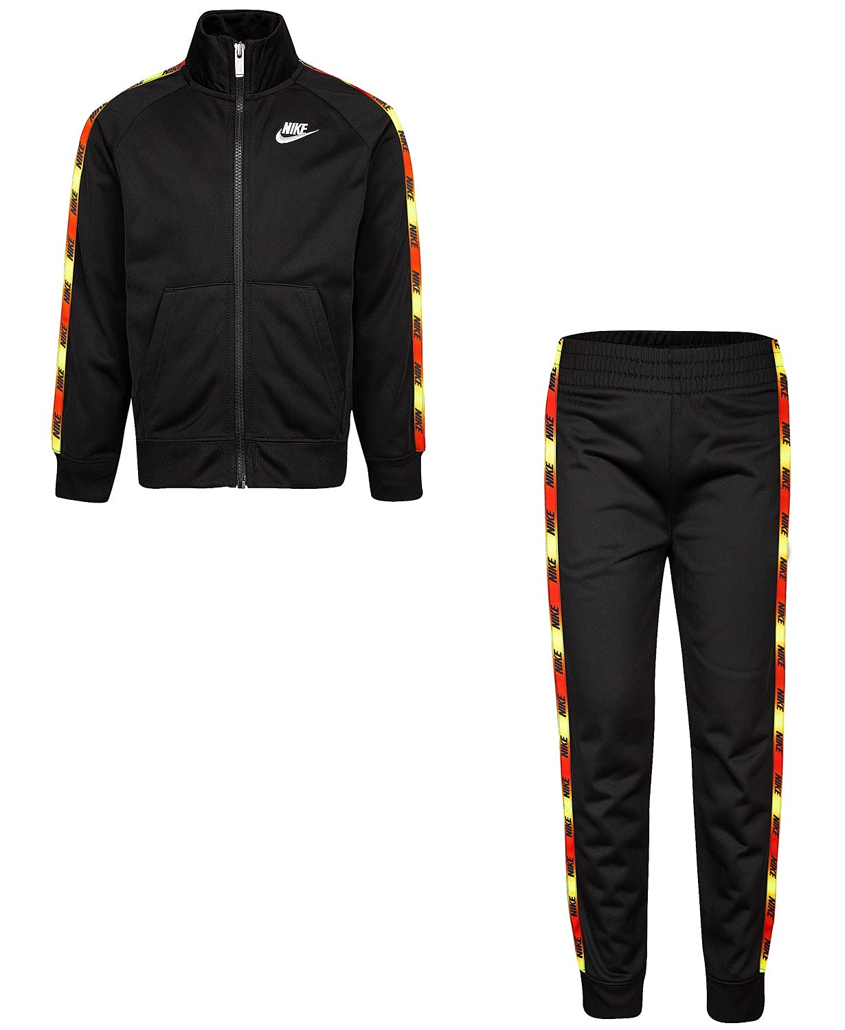 Nike Dziecięca kurtka i spodnie z logo, dwuczęściowy zestaw dresowy (małe dzieci)