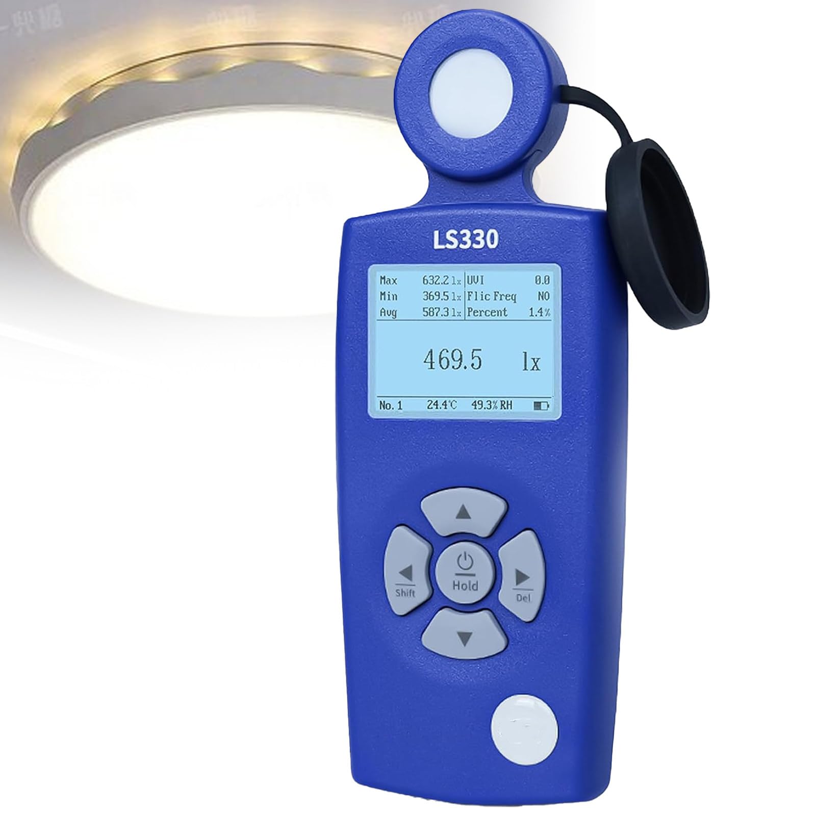GYKOZY Luxmeter High Precision Light Meter - CCT CRI Illuminometer, Spectral Illuminance Meter, Digital Luminance Color Temperature Tester with Spectrum Sensor for Lighting Fixtures