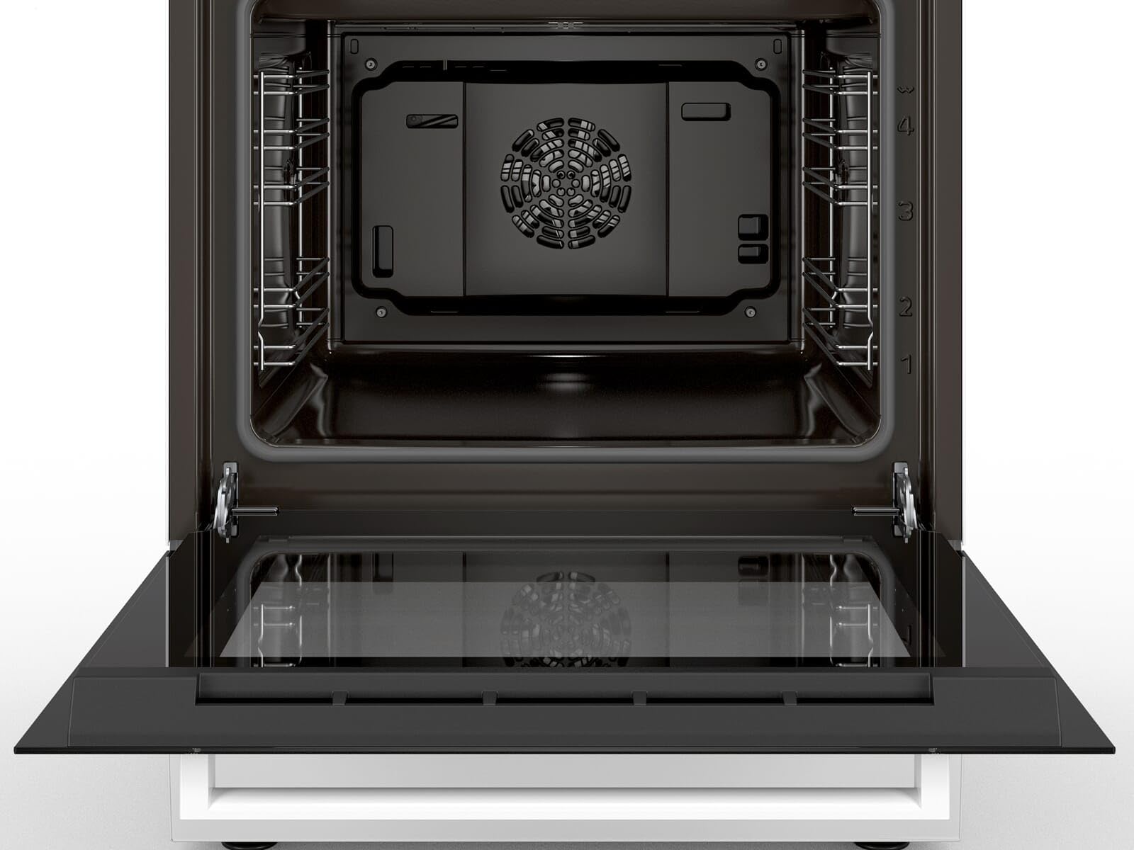 Bosch HKA090220 four et cuisinière Blanc Céramique A - Fours et cuisinières (Cuisinière, Blanc, Rotatif, Blanc, Devant, Céramique)
