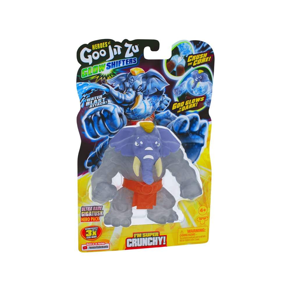 BANDAI - Heroes of Goo JIT Zu - Action Figure Toy, Glow Shifter Gigatusk, Multicolor CO42506, Multicoloured, 1 - Image 2