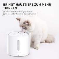 Fântână inteligentă automată PETKIT pentru pisici și câini - 2L cu indicator de nivel al apei, pompă wireless, controlabilă prin aplicație, Ultra Silențioasă 9