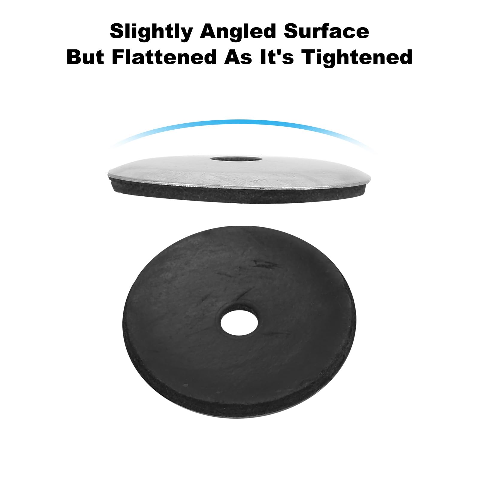 PATIKIL 7/32"x1 1/6" EPDM Bonded Sealing Washers - Image 4